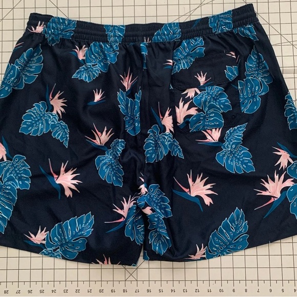 NEW SIZE 3XT Big Man  Roundtree & Yorke Shorts Swim Trunks Dk Navy   MSRP $70 - Picture 3 of 5